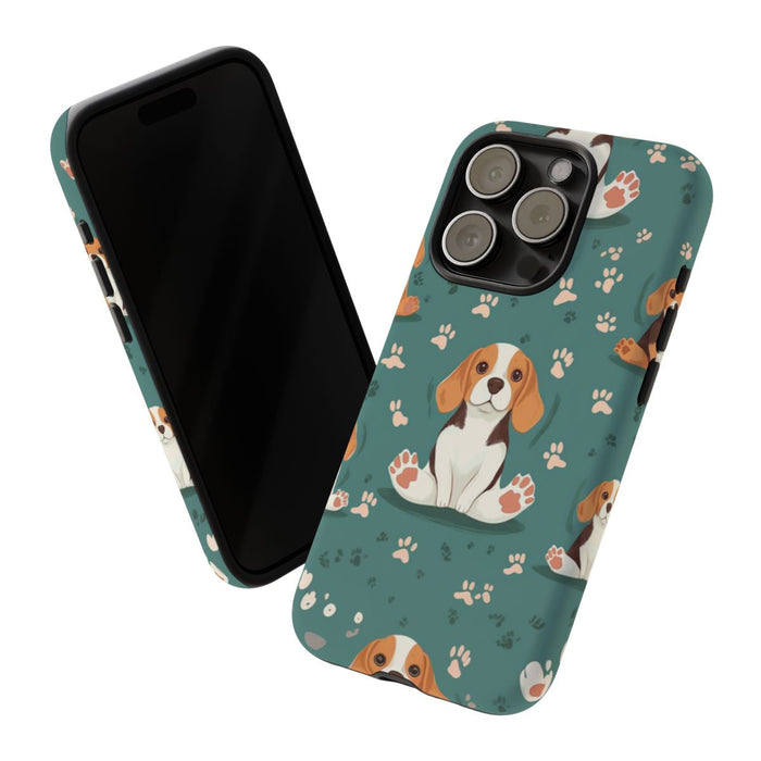 Beagles met Pootafdrukken Patroon