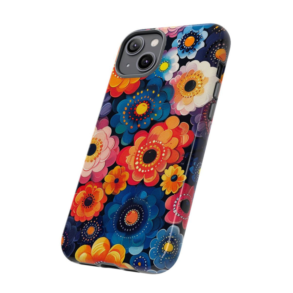 Levendig Abstract Bloemenpatroon