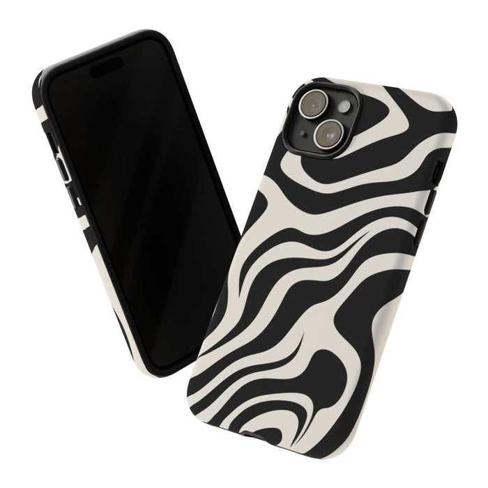 Zwart-Wit Abstract Zebra-Patroon