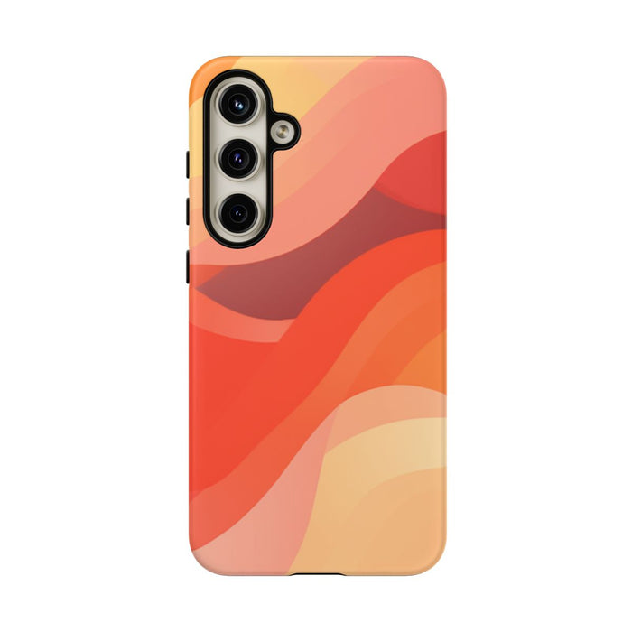 Warme Abstracte Golfpatronen