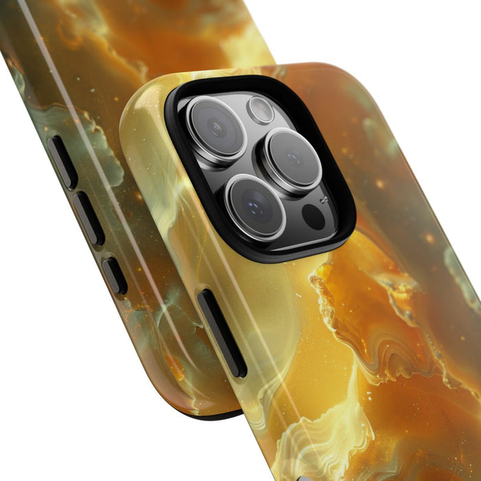Gouden Nebula Abstract Design