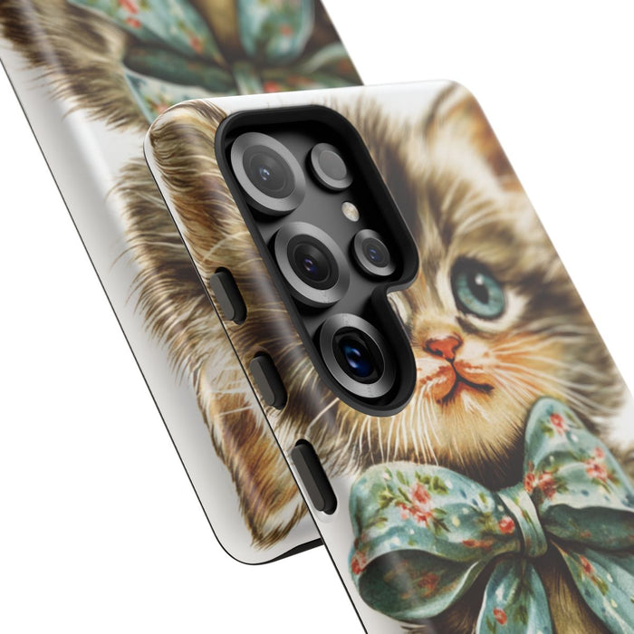 Schattige Kitsch Kitten met Strik
