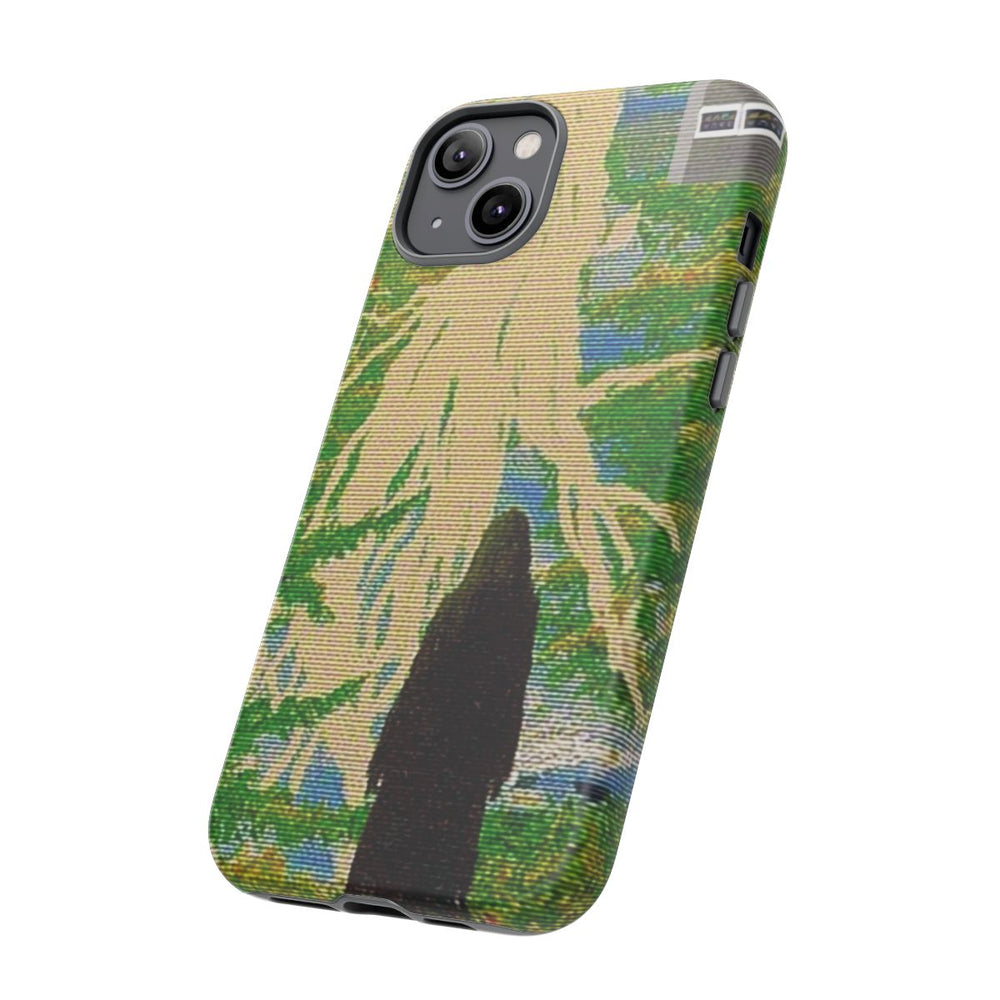 Boslandschap met Geheime Gestalte en Boomwortels