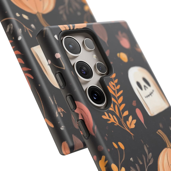 Halloween Pompoen- en Spookmotief