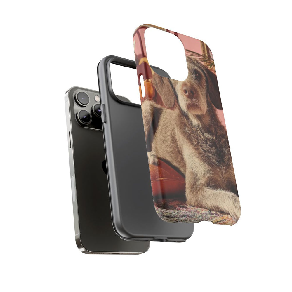 Bruine Hond Ontspant Binnen