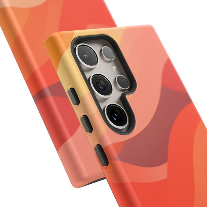 Warme Abstracte Golfpatronen