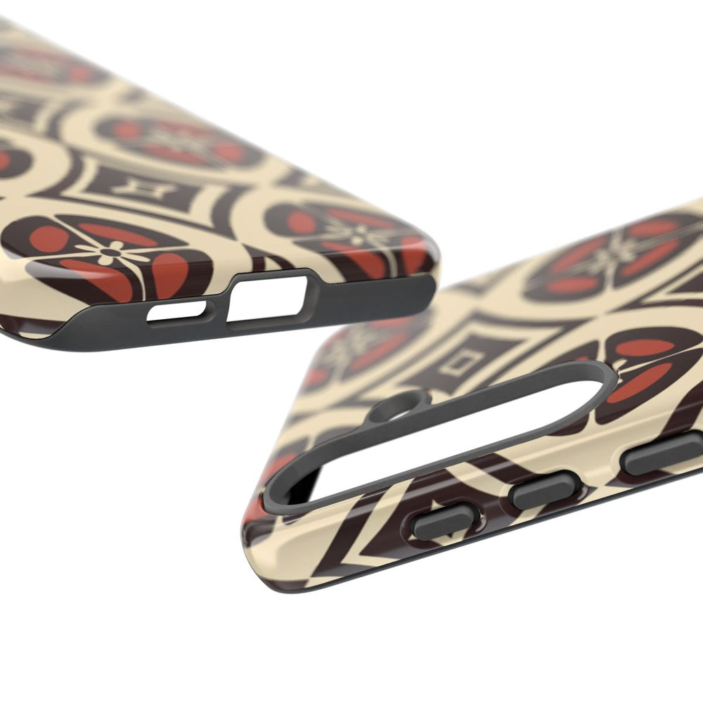 Geometrisch Bruin-Beige Patroon