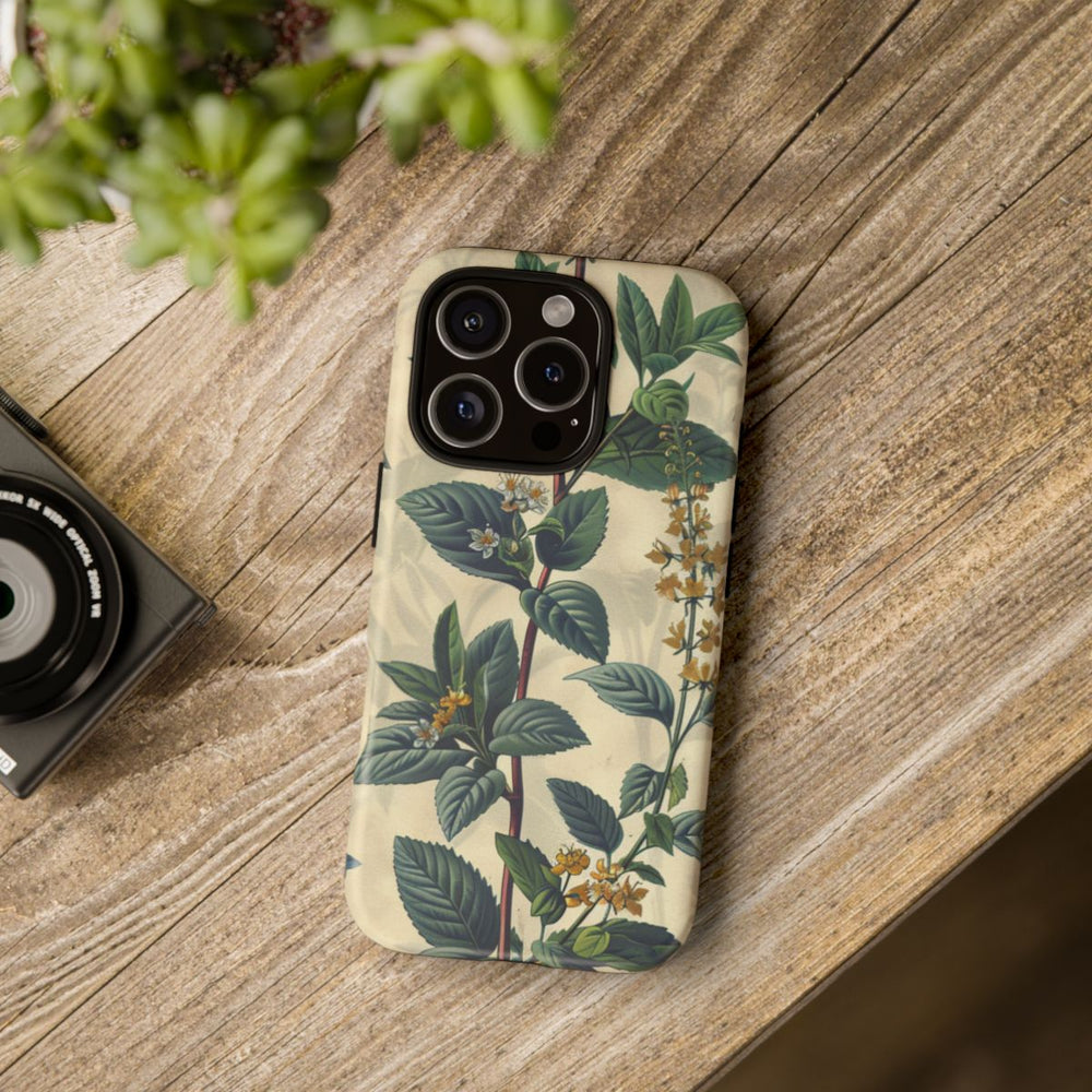 Vintage Botanisch Kruidenpatroon