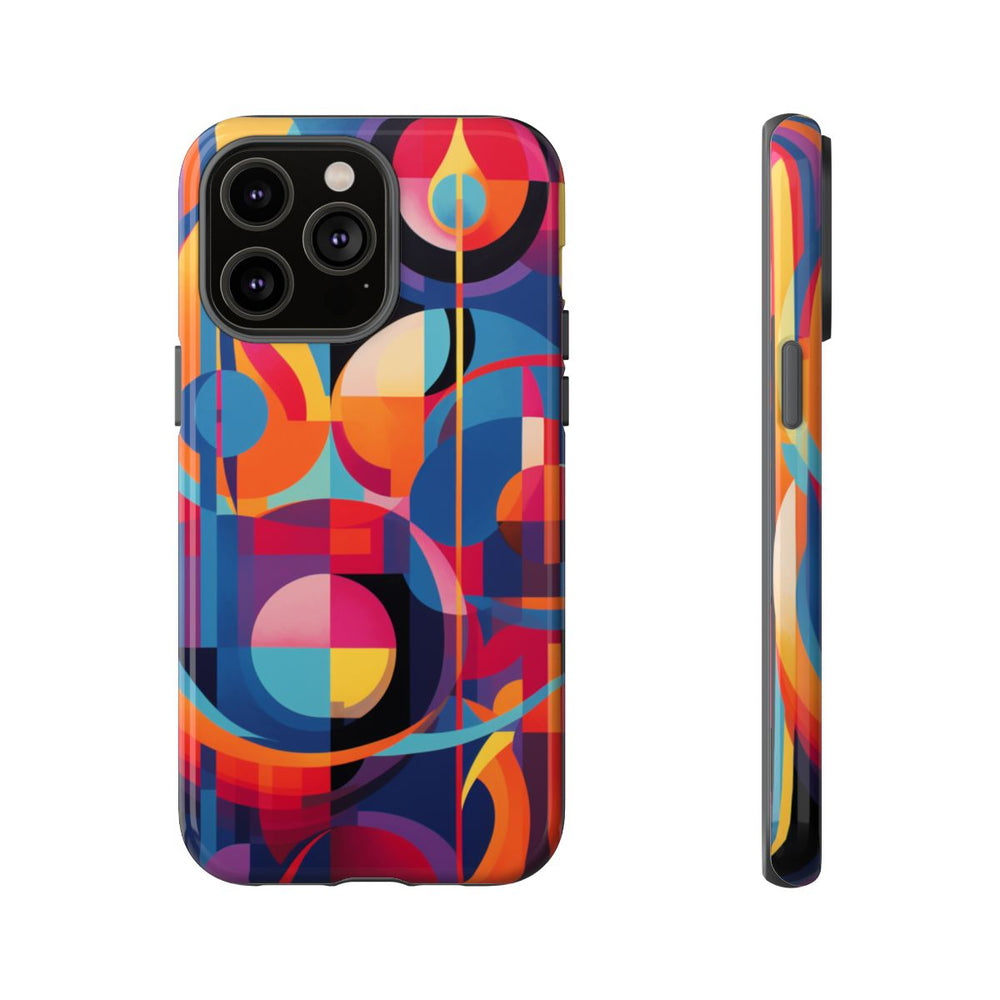 Vrolijke Geometrische Abstracte Kunst