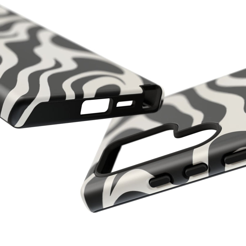 Zwart-Wit Abstract Zebra-Patroon