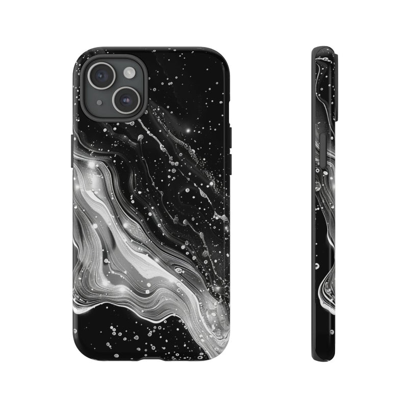 Zwart-Wit Abstracte Galaxie