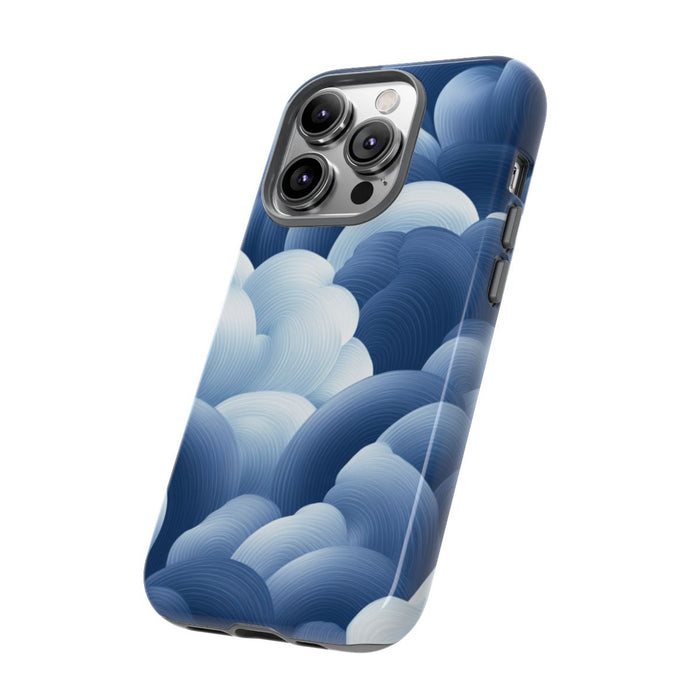 Blauw-Wit Wolkenpatroon