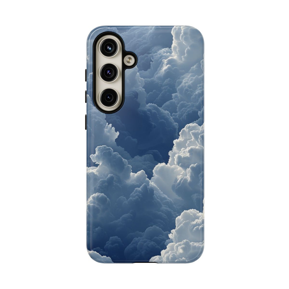 3D Blauw Wolkenpatroon