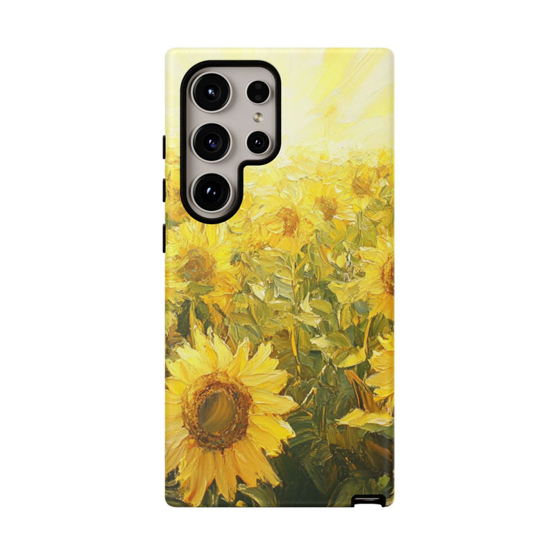 Zonnig Zonnebloemenveld Schilderij