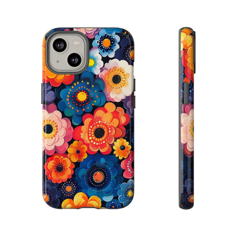 Levendig Abstract Bloemenpatroon