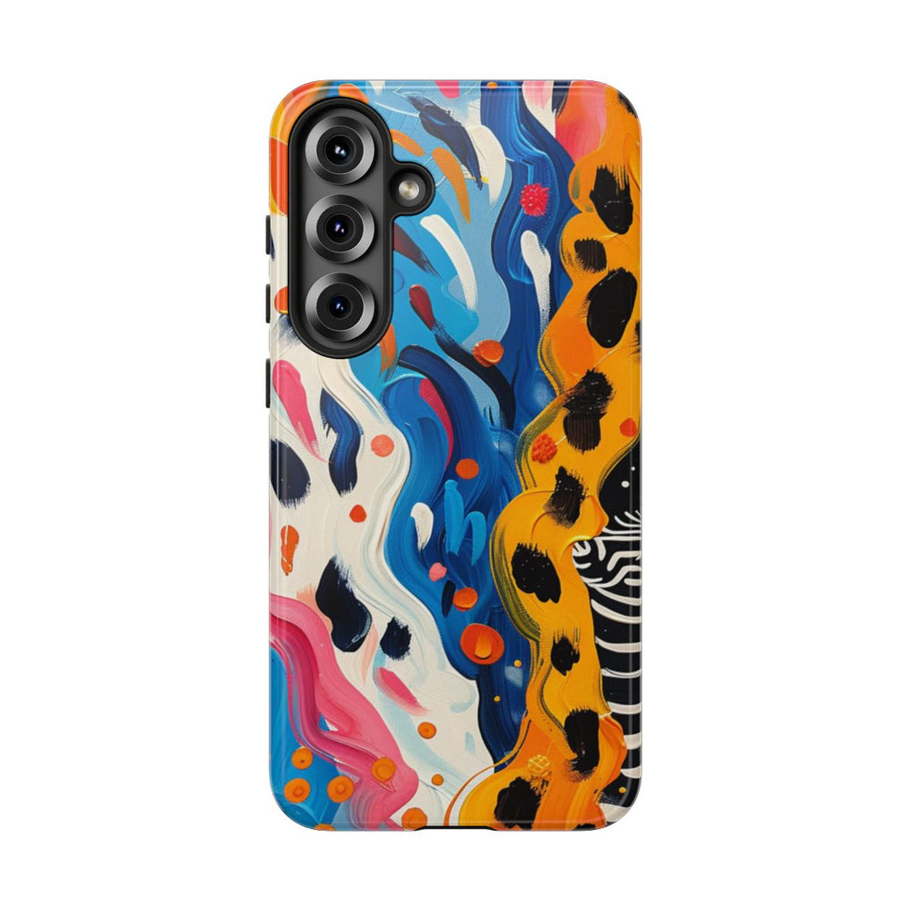 Abstract Kleurrijk Zebra Patroon