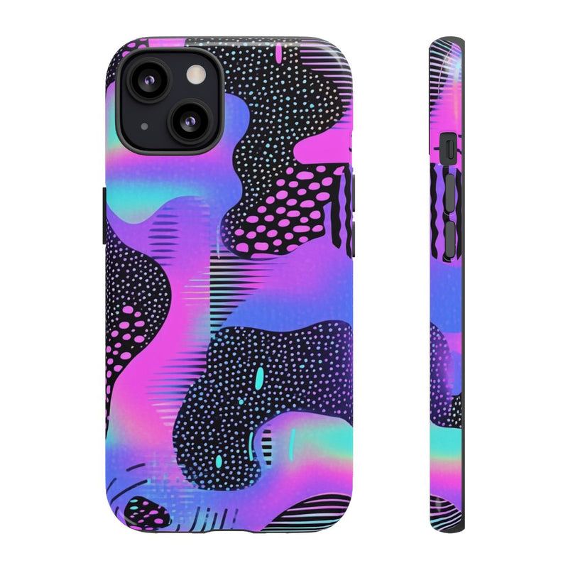 Abstract Neon Vaporwave Patroon