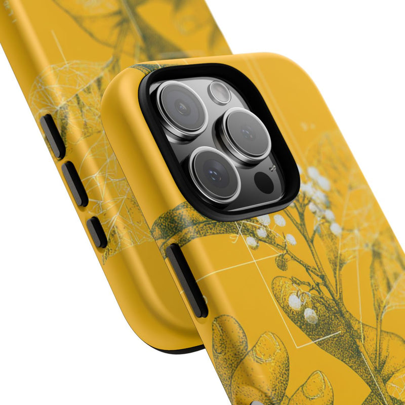 Hand met Botanische Bladeren en Bessen Illustratie