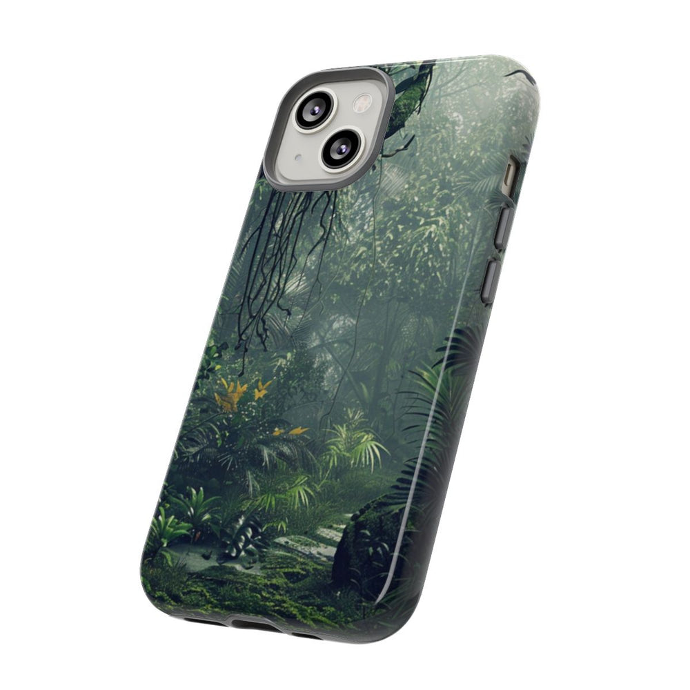 Dichtbegroeid Groen Junglepaden