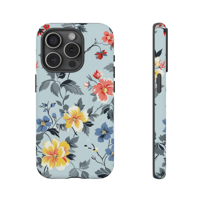 Vintage Bloemenpatroon in Pasteltinten