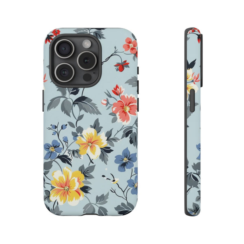 Vintage Bloemenpatroon in Pasteltinten