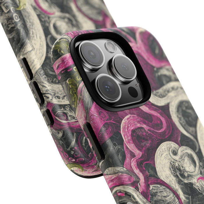 Gedetailleerd Tentakelpatroon met Wervelende Swirls