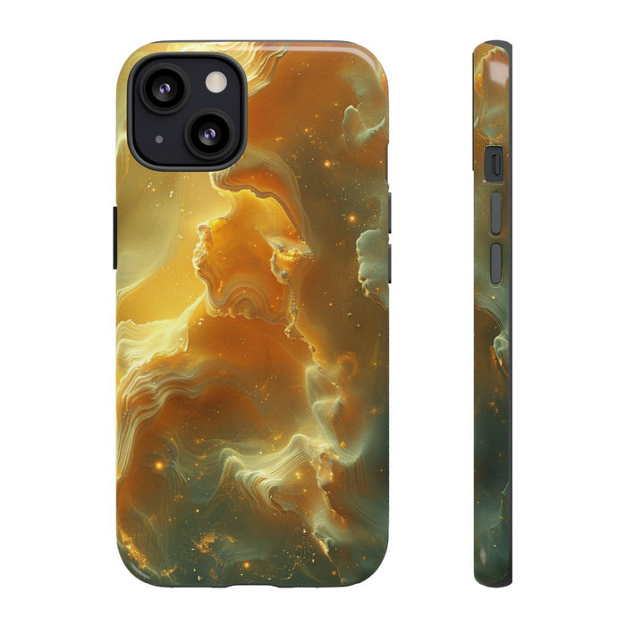 Gouden Nebula Abstract Design