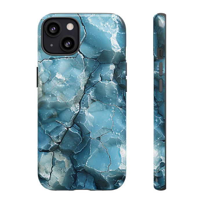 IJzige Fractalstructuur met Grunge