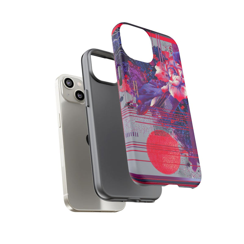 Abstracte Bloemmotieven met Neonaccenten