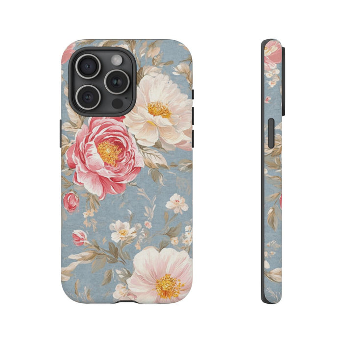 Romantisch Roze-Wit Bloemenpatroon