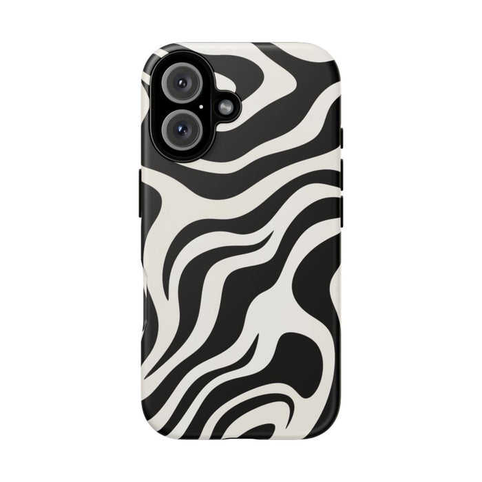 Zwart-Wit Abstract Zebra-Patroon