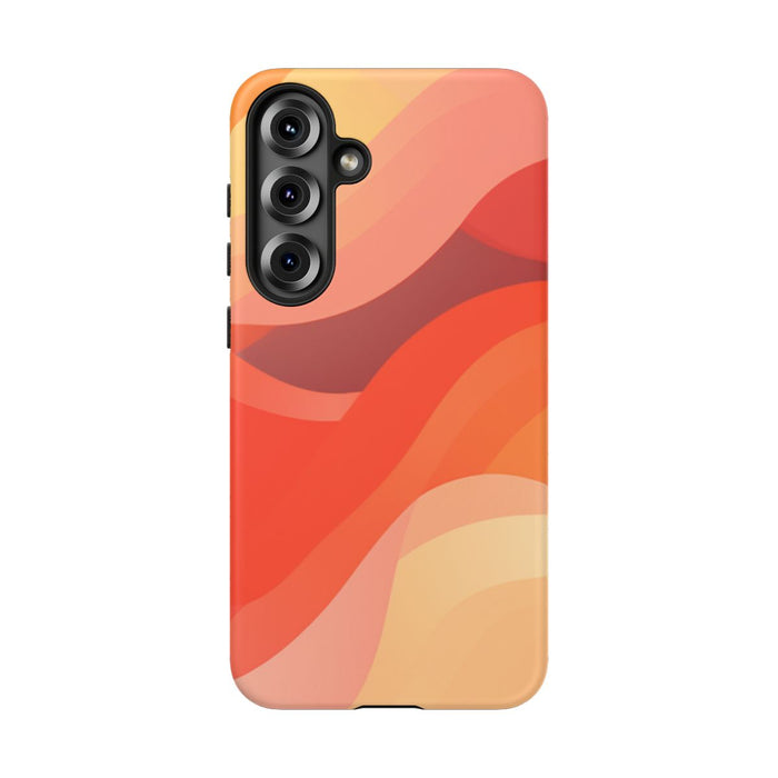 Warme Abstracte Golfpatronen
