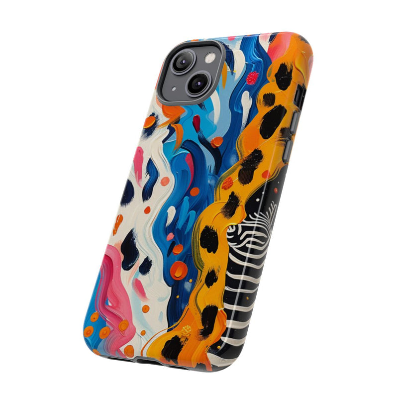 Abstract Kleurrijk Zebra Patroon