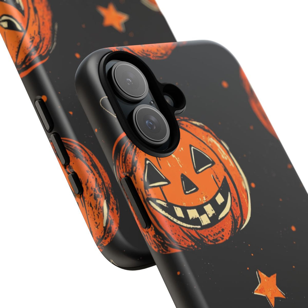 Grunge Halloween Pompoenenpatroon