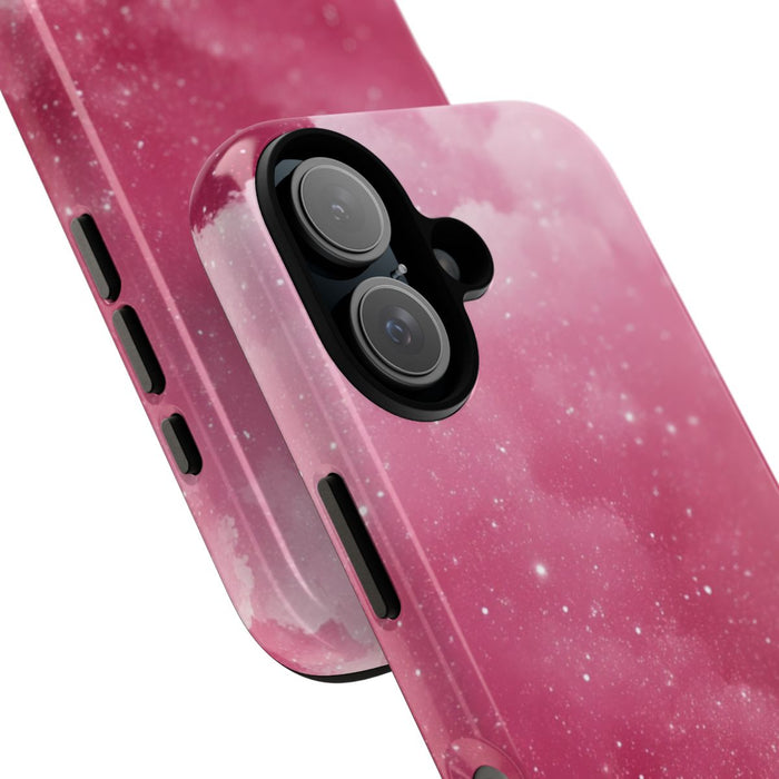 Roze Glitterwolkenstructuur