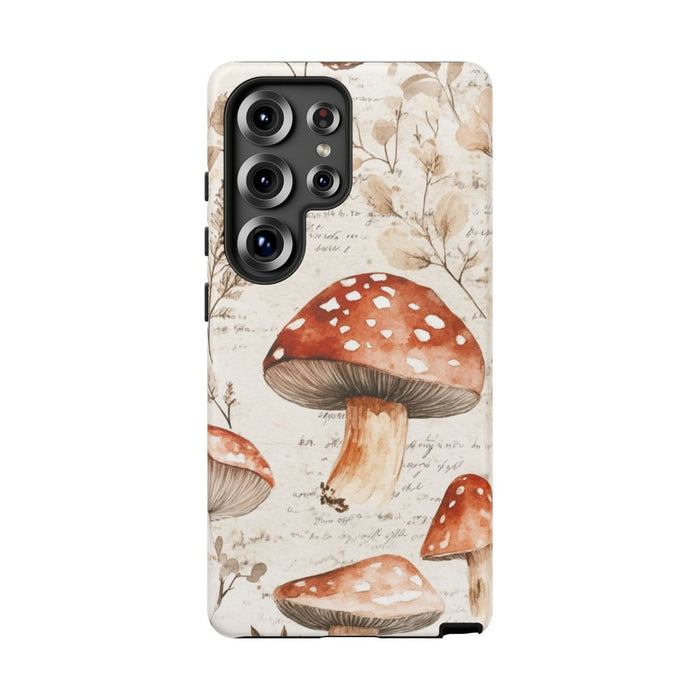 Aquarel Rode Paddenstoelen en Botanische Illustraties