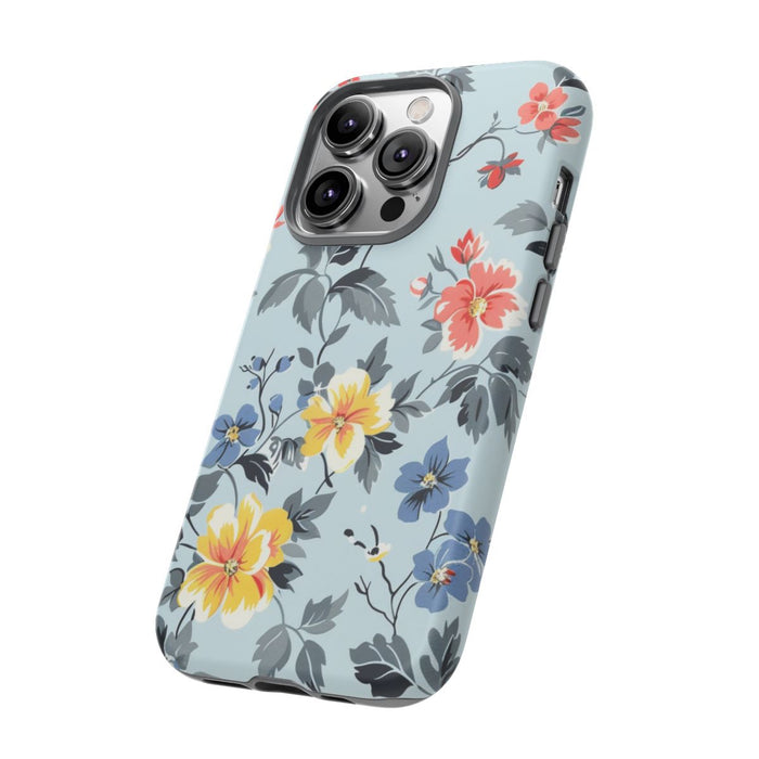 Vintage Bloemenpatroon in Pasteltinten