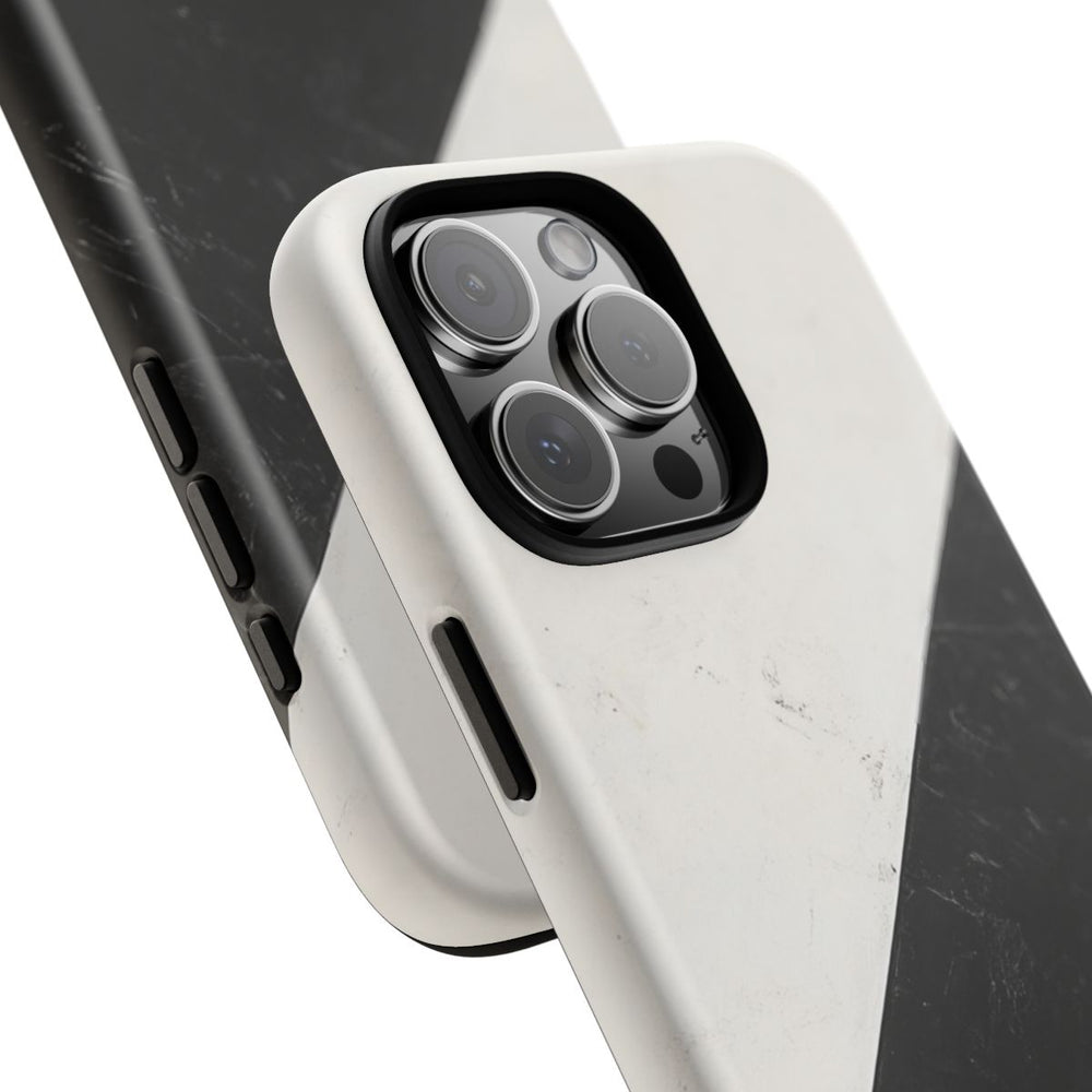 Zwart-Wit Driehoek Vlag Ontwerp