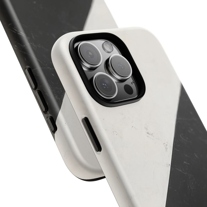 Zwart-Wit Driehoek Vlag Ontwerp