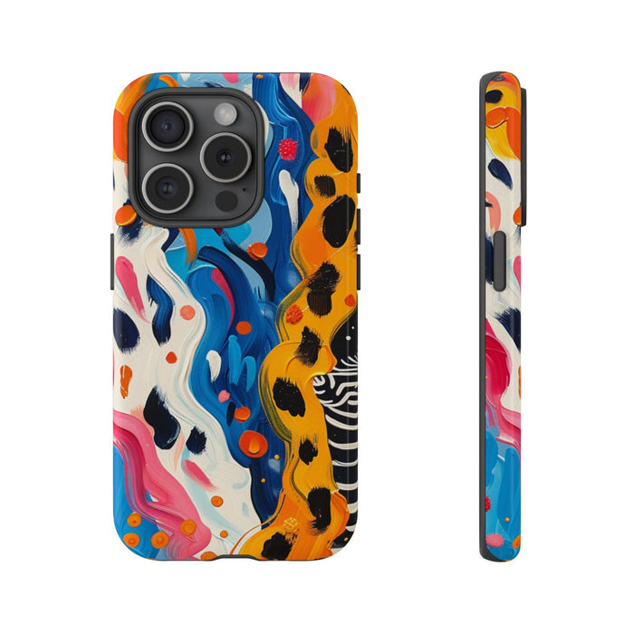 Abstract Kleurrijk Zebra Patroon