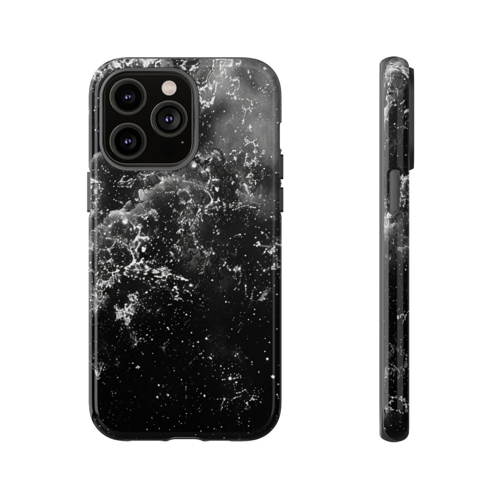 Zwart-Witte Galaxie Textuur