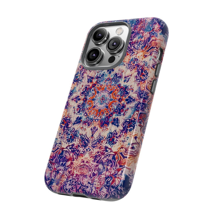 Gedetailleerd Psychedelisch Oosters Tapijtpatroon