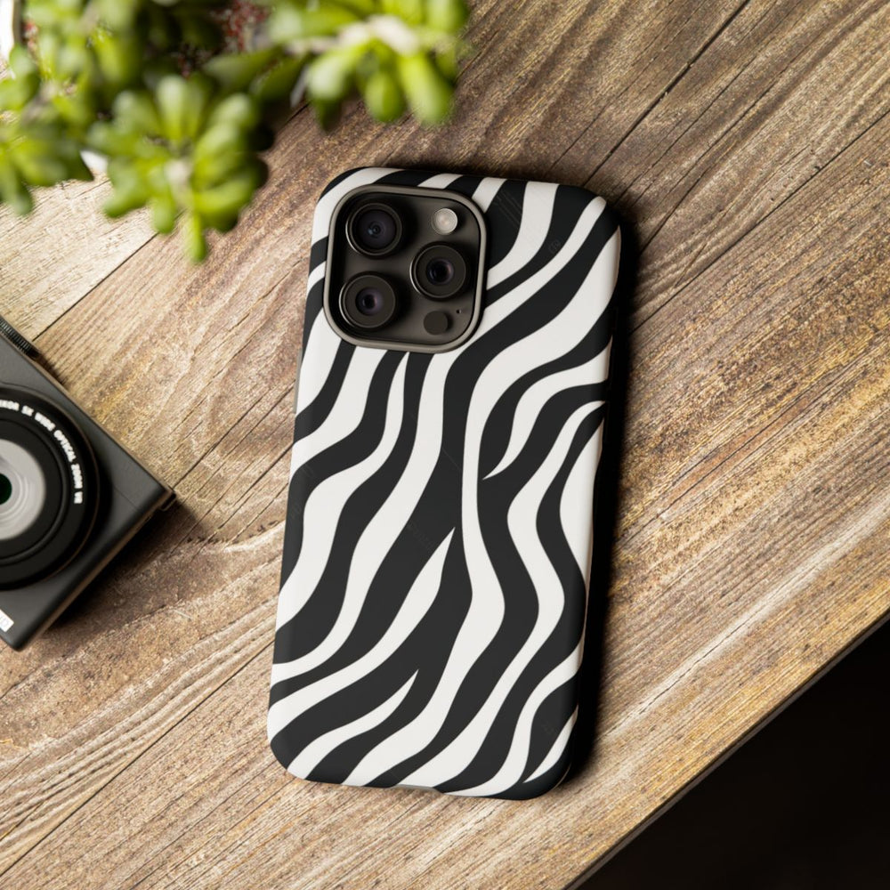 Zwart-Wit Zebra Strepenpatroon