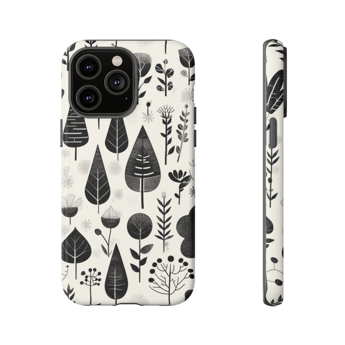 Monochroom Botanisch Patroon