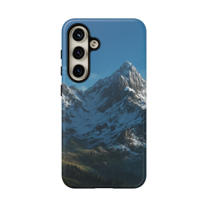 Sneeuwbedekte Bergketen