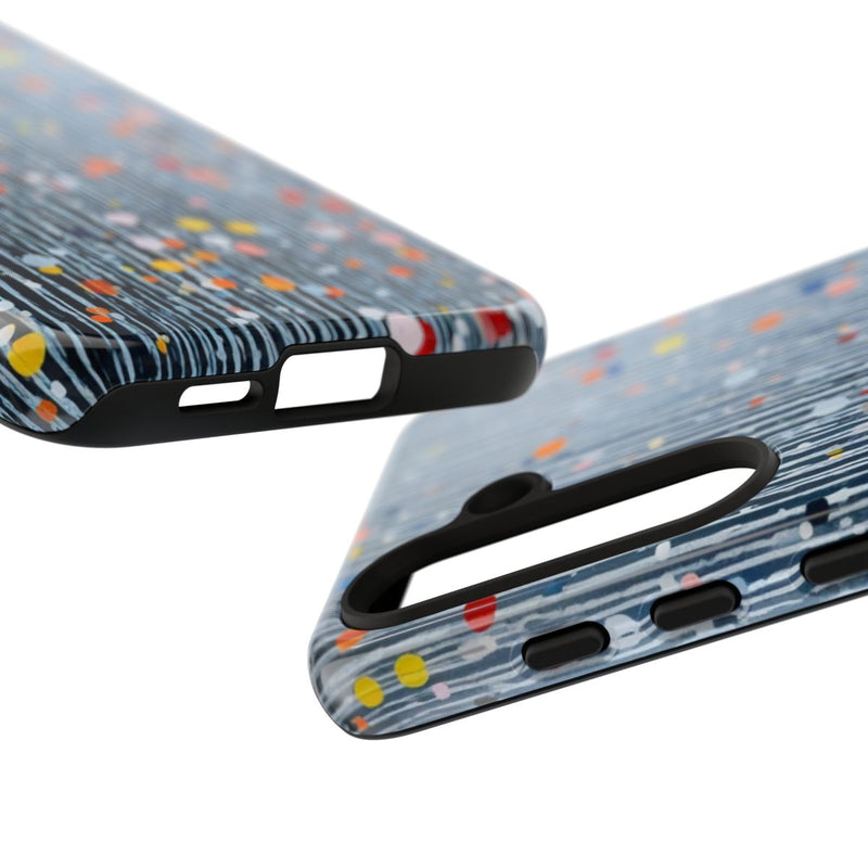 Kleurrijk Abstract Patroon met Dots en Lijnen