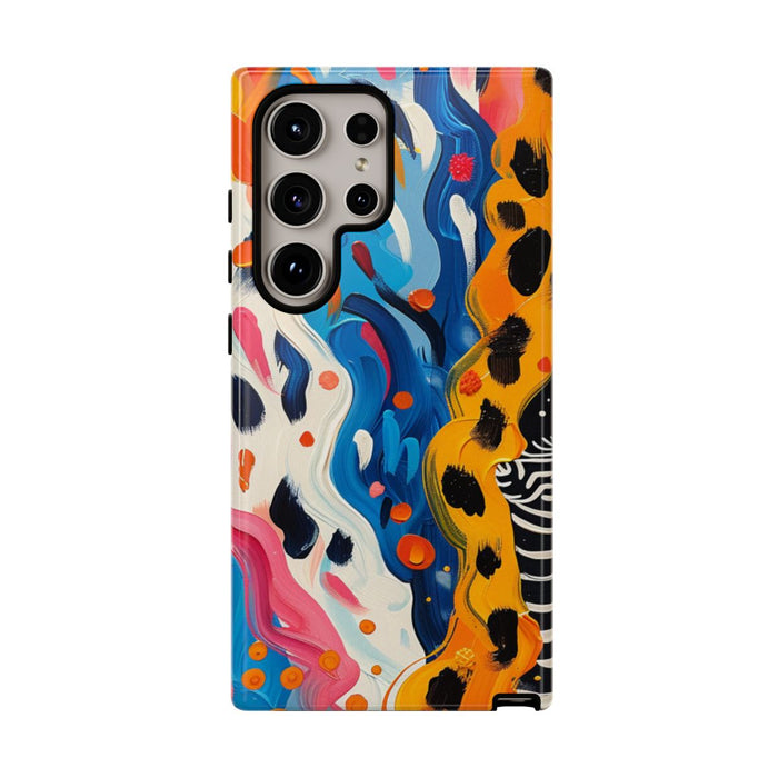 Abstract Kleurrijk Zebra Patroon