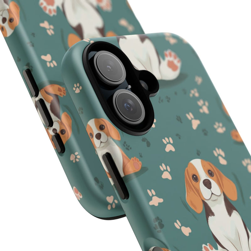 Beagles met Pootafdrukken Patroon