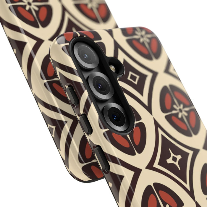 Geometrisch Bruin-Beige Patroon