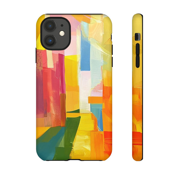 Abstracte Kleurrijke Verfstreken